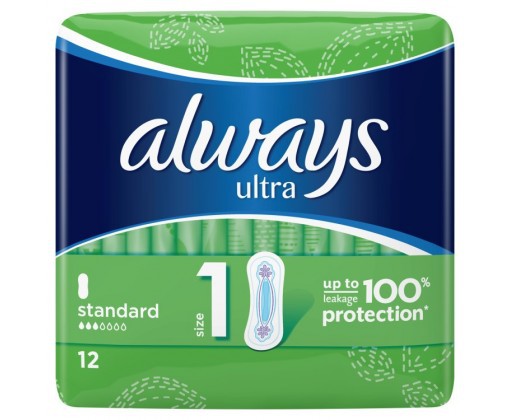 Always ultra standart 12ks | Zdravotnické potřeby - Dámská intimní hygiena Always ultra standart 12ks | Zdravotnické potřeby - Dámská intimní hygiena